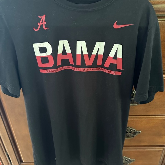 Nike BAMA Black and Red T-Shirt - Picture 3 of 6